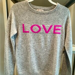Philosophy Cashmere Crew Neck Love Sweater S